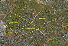 Der Stadtteil Schwachhausen mit seinen Ortsteilen Barkhof, Bürgerpark, Schwachhausen, Neu-Schwachhausen, Riensberg, Radio Bremen und Gete